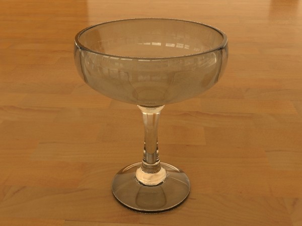 champagne coupe glass 3d max - champagne coupe glass by ngluvakov